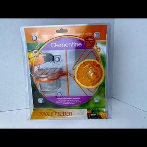 Clementine Oriole Hanging Bird Feeder Orange Jelly Nectar Fruit Health Outdoor
